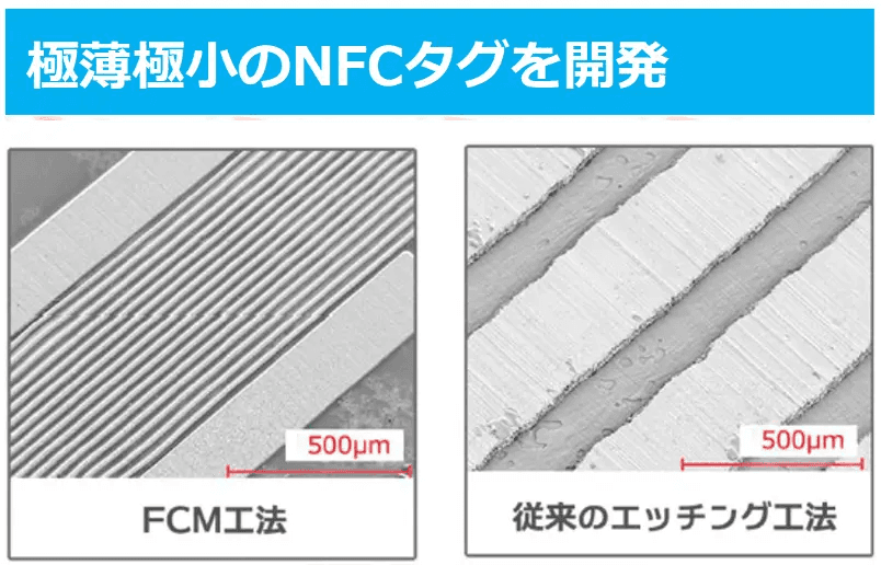 極薄極小NFCタグ